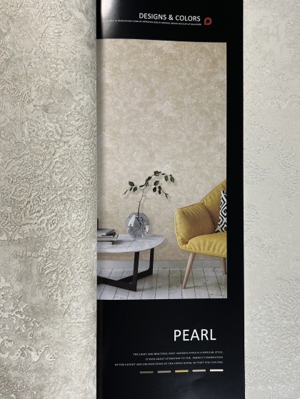 کاغذ دیواری قابل شستشو عرض 50 آلبوم PEARL کد P1507